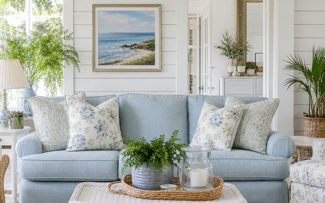 Coastal Cottage living room