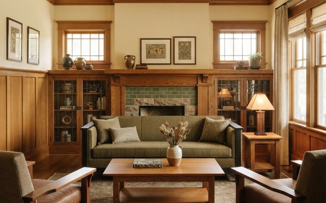 Craftsman living room