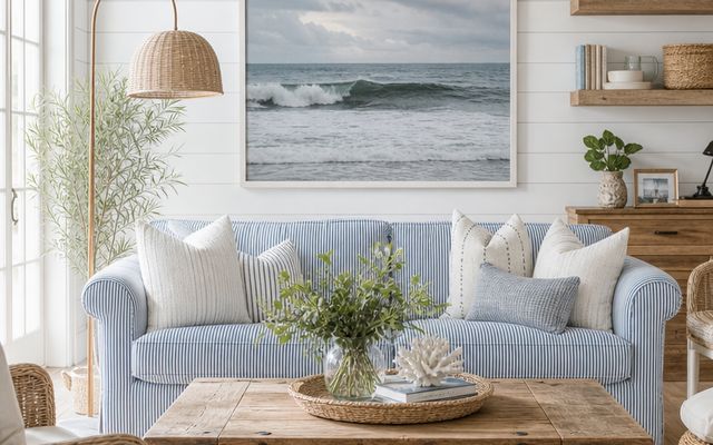 Farmhouse Coastal living room