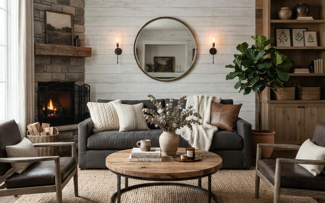 Farmhouse Rustic living room