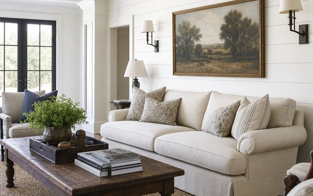 Farmhouse Traditional living room