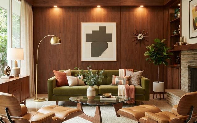 Mid-Century Modern living room