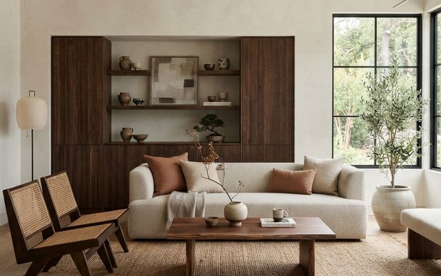 Modern Japandi living room