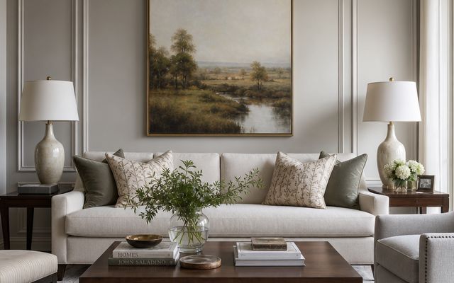 Modern Traditional living room