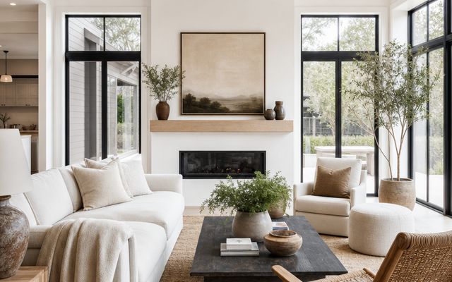 Scandinavian Bohemian living room