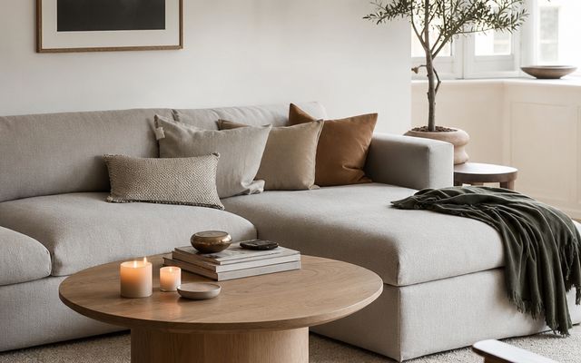 Scandinavian Farmhouse living room